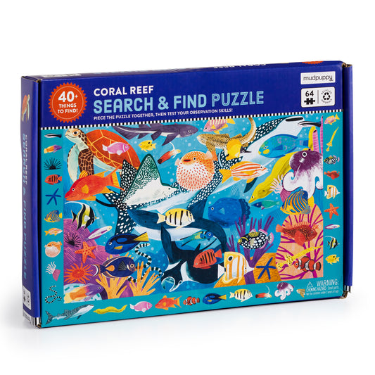 Coral Reef 64 Piece Search &amp; Find Puzzle