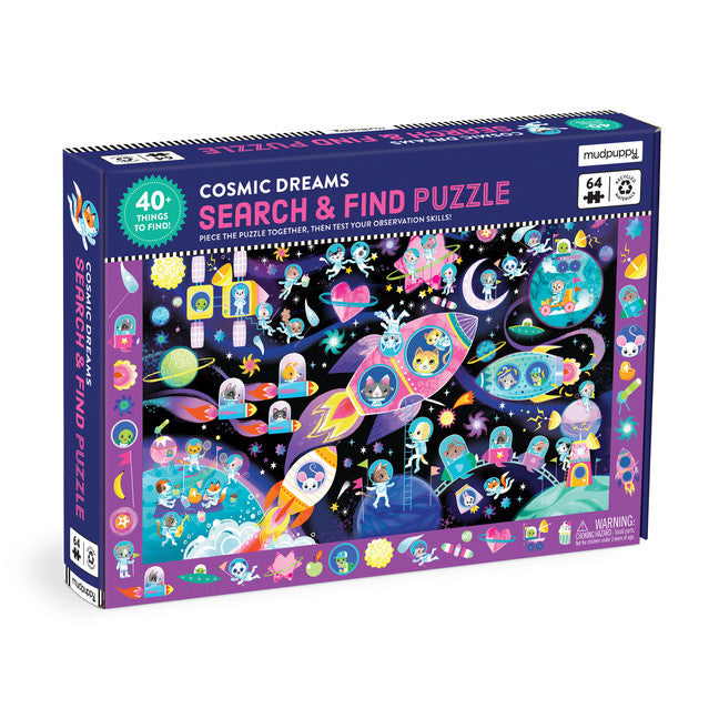 Cosmic Dreams 64 Piece Search &amp; Find Puzzle